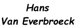 Hans Van Everbroeck